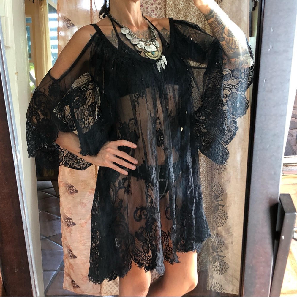 Jens Pirate Booty Open Road Lace Tunic Dress - Picture 2 of 7